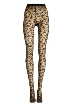 Rose Tights, Umber/Black, L