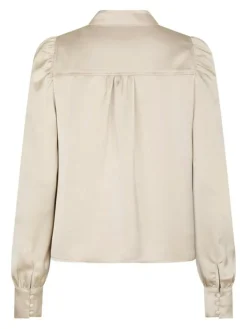 Rosslyn Heavy Sateen Bluse, Champagne, 40