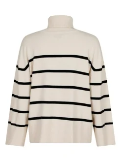 Ruby Stripe Striktrøje, Sand, 34