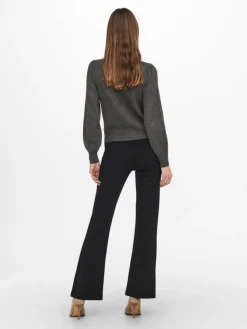 Rue Life Striktrøje, Dark Grey Melange, S