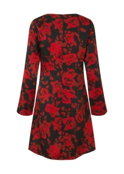 RuthieMD Print Kjole, Racing Rose, M