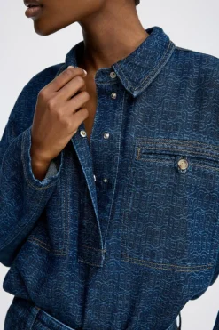 Ruxa Bluse, Indigo, 38