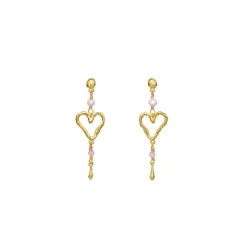 Sabi Petite Øreringe, Gold Plated