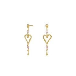 Sabi Petite Øreringe, Gold Plated