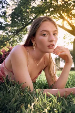 Sabi Petite Øreringe, Gold Plated