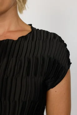 Safari Bluse, Black, L/XL