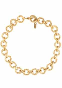 Saga of Clotho Halskæde, Gold Plated, 45 cm