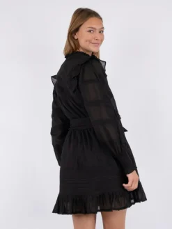 Salli S Voile Kjole, Black, 40