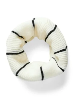 Sana Tube Halstørklæde, Cloud Dancer/Black