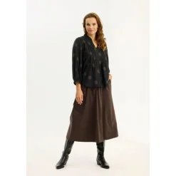 Sandra Nederdel, Brown, XL