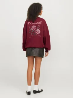 Sandra Sweatshirt, Cabernet, M