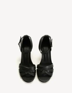 Sasha Højhælede Sandaler, Black, 39