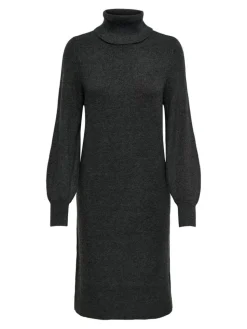 Sasha Strikkjole, Dark Grey Melange, XS