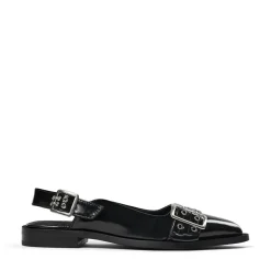 Saso Slingback Ballerinasko, Black Patent, 37