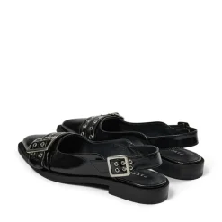 Saso Slingback Ballerinasko, Black Patent, 37