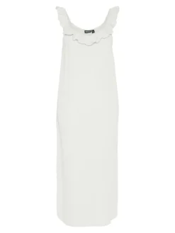 Sastina Midi Kjole, Cloud Dancer, L