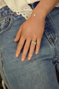 Satin Ring, Silver, 59