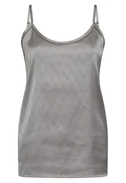 Satin Short Natsæt, Grey, M