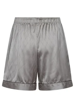 Satin Short Natsæt, Grey, M