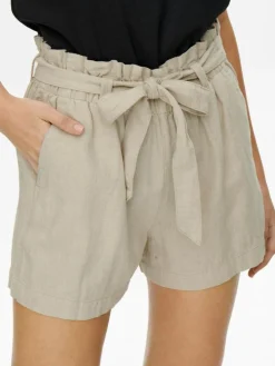 Say Linen Shorts, Oatmeal, 36