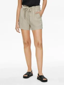Say Linen Shorts, Oatmeal, 36