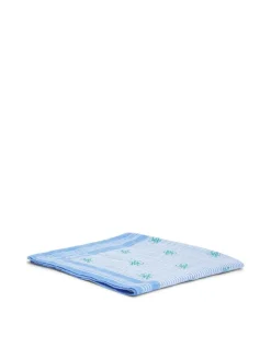 Script Monogram Tørklæde, Blue Spell