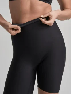 Sculpting High Waist Shorts, Black, XXL