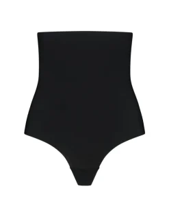 Sculpting High Waist Thong, Black, XL