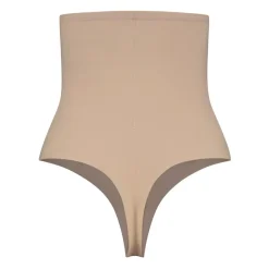 Sculpting High Waist Thong, Beige, XL