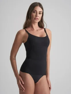 Sculpting Singlet Top, Black, L