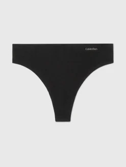 Seamless Thong, Black, L