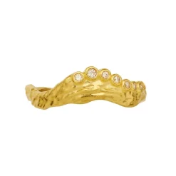 Selene Ring, Gold Plated, 47