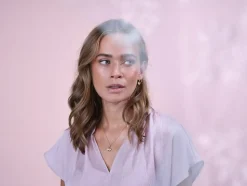 Selma Halskæde, Gold Plated, 42+3 cm