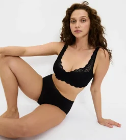 Sense of Modal Midi trusser, Black, M