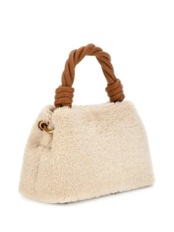 Shaida Top Handle Crossbody, Natural/Cognac