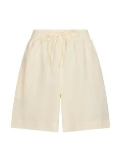Shala Linen Shorts, Light Yellow, 38