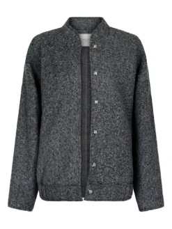 Sharon Bomber Jakke, Antracit, 36