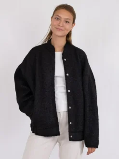 Sharon Bomber Jakke, Sort, 34