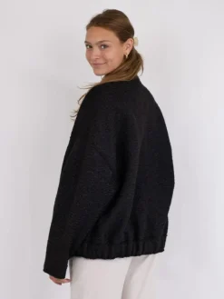 Sharon Bomber Jakke, Sort, 34