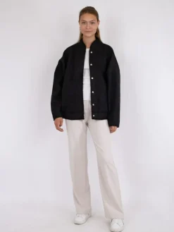 Sharon Bomber Jakke, Sort, 34