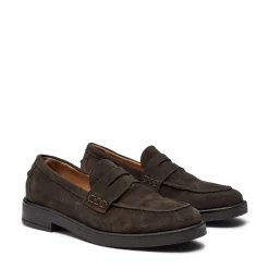 Shelly Loafers, Brown Suede, 38