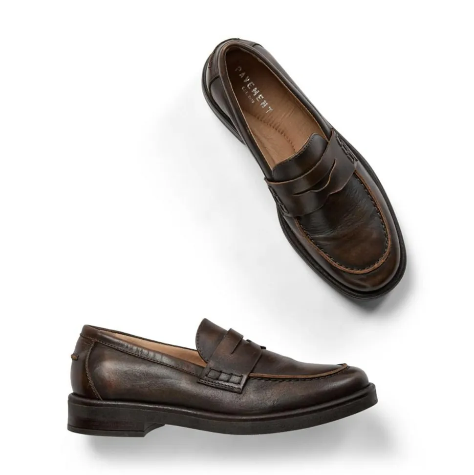 Shelly Vintage Loafers, Brown Matte, 41