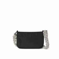 Shimmer Chain Crossbody, Black
