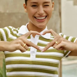 Shiny BFF Sparkly Ring, Gold Plated, 52