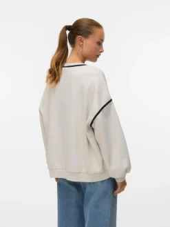 Shirley Sweatshirt, Pumice Stone, M