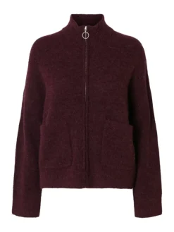 Sia Cardigan, Fig Melange, XL