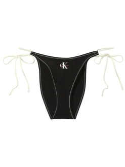 Side Tie Bikinitrusser, Black, XL