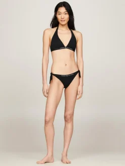 Side Tie Bikinitrusser, Black, L