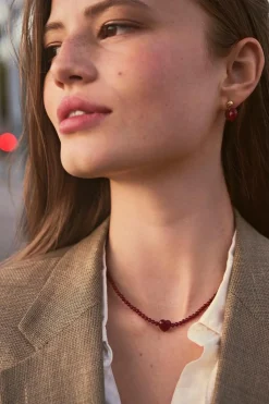 Sienna Heart Halskæde, Gold Plated, 40+3 cm