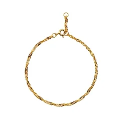Sigrid Armbånd, Guld, 17,5 cm